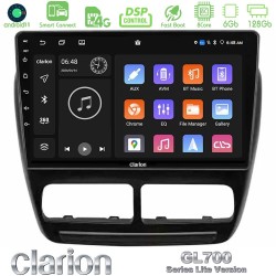 Clarion GL700 Lite Series 8Core Android ClarionOS 6+128GB Fiat Doblo / Opel Combo 2010-2014 Navigation Multimedia Tablet 9" Με Carplay & Android Auto
