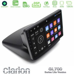 Clarion GL700 Lite Series 8Core Android ClarionOS 6+128GB Fiat Doblo 2002-2009 Navigation Multimedia Tablet 10" Με Carplay & Android Auto