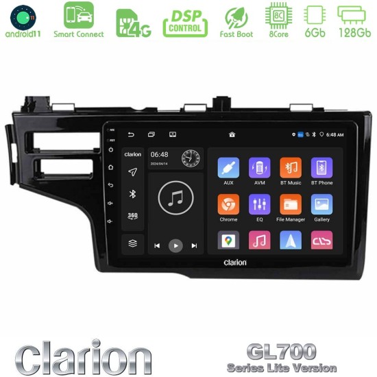 Clarion GL700 Lite Series 8Core Android ClarionOS 6+128GB Honda Jazz 2013-2020 Navigation Multimedia Tablet 9" Με Carplay & Android Auto