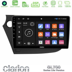 Clarion GL700 Lite Series 8Core Android ClarionOS 6+128GB Honda Insight 2009-2015 Navigation Multimedia Tablet 9" Με Carplay & Android Auto