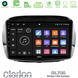 Clarion GL700 Lite Series 8Core Android ClarionOS 6+128GB Honda FR-V 2004-2009 Navigation Multimedia Tablet 10" Με Carplay & Android Auto