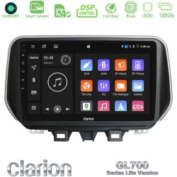 Clarion GL700 Lite Series 8Core Android ClarionOS 6+128GB Hyundai Tucson 2019-> Navigation Multimedia Tablet 9" Με Carplay & Android Auto