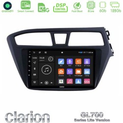 Clarion GL700 Lite Series 8Core Android ClarionOS 6+128GB Hyundai i20 2014-2018 RHD Navigation Multimedia Tablet 9" Με Carplay & Android Auto Clarion GL700 Lite Series 8Core Android ClarionOS 6+128GB Hyundai i20 2014-2018 RHD Navigation Multimedia Tablet 9" Με Carplay & Android Auto