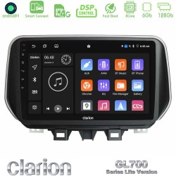 Clarion GL700 Lite Series 8Core Android ClarionOS 6+128GB Hyundai ix35 Navigation Multimedia Tablet 10" Με Carplay & Android Auto