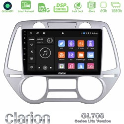 Clarion GL700 Lite Series 8Core Android ClarionOS 6+128GB Hyundai i20 2009-2012 Auto A/C Navigation Multimedia Tablet 9" Με Carplay & Android Auto Clarion GL700 Lite Series 8Core Android ClarionOS 6+128GB Hyundai i20 2009-2012 Auto A/C Navigation Multimedia Tablet 9" Με Carplay & Android Auto