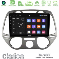 Clarion GL700 Lite Series 8Core Android ClarionOS 6+128GB Hyundai i20 2009-2012 Manual A/C Navigation Multimedia Tablet 9" Με Carplay & Android Auto Clarion GL700 Lite Series 8Core Android ClarionOS 6+128GB Hyundai i20 2009-2012 Manual A/C Navigation Multimedia Tablet 9" Με Carplay & Android Auto