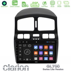 Clarion GL700 Lite Series 8Core Android ClarionOS 6+128GB Hyundai Santa Fe 2000-2006 Navigation Multimedia Tablet 9" Με Carplay & Android Auto