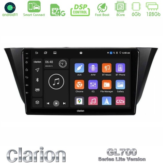 Clarion GL700 Lite Series 8Core Android ClarionOS 6+128GB Iveco Daily 2014-2025 Navigation Multimedia Tablet 9" Με Carplay & Android Auto Clarion GL700 Lite Series 8Core Android ClarionOS 6+128GB Iveco Daily 2014-2025 Navigation Multimedia Tablet 9" Με Carplay & Android Auto