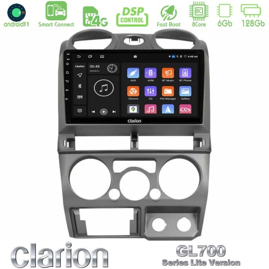 Clarion GL700 Lite Series 8Core Android ClarionOS 6+128GB Isuzu D-Max 2007-2011 Navigation Multimedia Tablet 9" Με Carplay & Android Auto