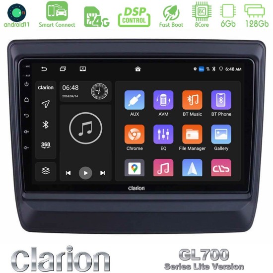Clarion GL700 Lite Series 8Core Android ClarionOS 6+128GB Isuzu D-MAX 2020-2023 Navigation Multimedia Tablet 9" Με Carplay & Android Auto Clarion GL700 Lite Series 8Core Android ClarionOS 6+128GB Isuzu D-MAX 2020-2023 Navigation Multimedia Tablet 9" Με Carplay & Android Auto