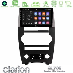 Clarion GL700 Lite Series 8Core Android ClarionOS 6+128GB Jeep Commander 2007-2008 Navigation Multimedia Tablet 9" Με Carplay & Android Auto Clarion GL700 Lite Series 8Core Android ClarionOS 6+128GB Jeep Commander 2007-2008 Navigation Multimedia Tablet 9" Με Carplay & Android Auto