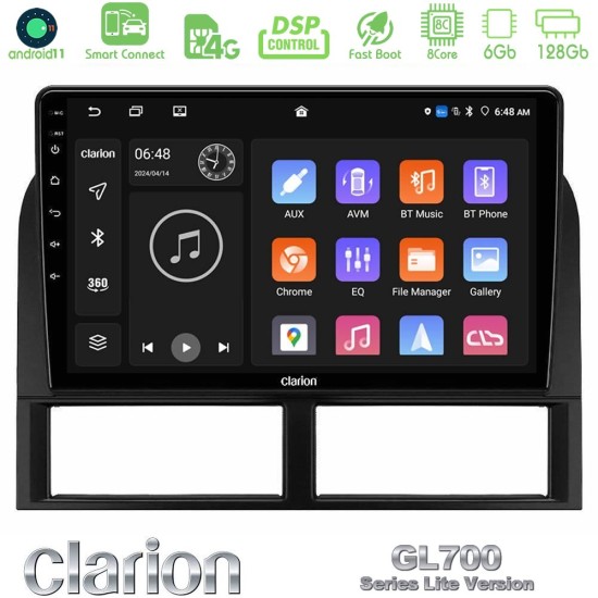 Clarion GL700 Lite Series 8Core Android ClarionOS 6+128GB Jeep Grand Cherokee 1999-2004 Navigation Multimedia Tablet 9" Με Carplay & Android Auto