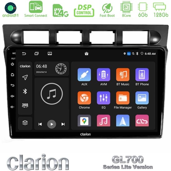 Clarion GL700 Lite Series Kia Picanto 2004-2007 8Core Android ClarionOS 6+128GB Navigation Multimedia Tablet 9" Με Carplay & Android Auto Με Carplay & Android Auto