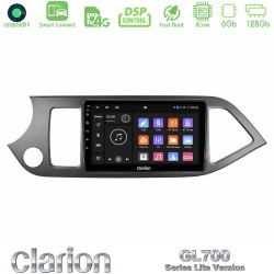 Clarion GL700 Lite Series 8Core Android ClarionOS 6+128GB Kia Picanto Navigation Multimedia Tablet 9" Με Carplay & Android Auto