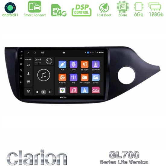 Clarion GL700 Lite Series 8Core Android ClarionOS 6+128GB Kia Cee’d/ProCeed 2013-2017 RHD Navigation Multimedia Tablet 9" Με Carplay & Android Auto Clarion GL700 Lite Series 8Core Android ClarionOS 6+128GB Kia Cee’d/ProCeed 2013-2017 RHD Navigation Multimedia Tablet 9" Με Carplay & Android Auto