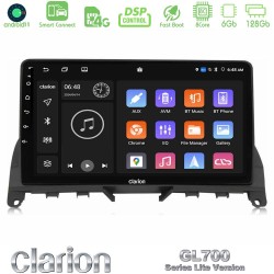 Clarion GL700 Lite Series 8Core Android ClarionOS 6+128GB Mercedes C Class W204 Navigation Multimedia Tablet 9" Με Carplay & Android Auto