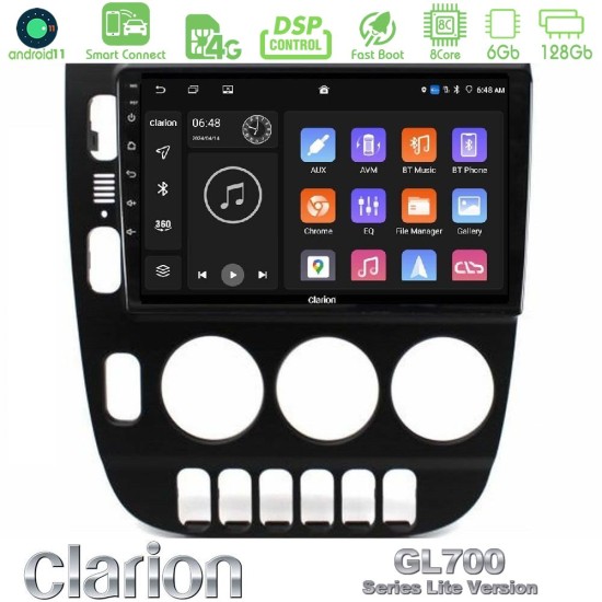 Clarion GL700 Lite Series 8Core Android ClarionOS 6+128GB Mercedes ML Class (W163) 1998-2005 Navigation Multimedia Tablet 9" Με Carplay & Android Auto Clarion GL700 Lite Series 8Core Android ClarionOS 6+128GB Mercedes ML Class (W163) 1998-2005 Navigation Multimedia Tablet 9" Με Carplay & Android Auto