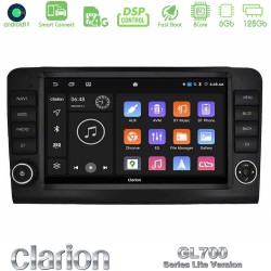 Clarion GL700 Lite Series 8Core Android ClarionOS 6+128GB Mercedes ML/GL Class W164 2006-2011 Navigation Multimedia Tablet 9" Με Carplay & Android Auto (OEM Look)