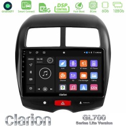 Clarion GL700 Lite Series 8Core Android ClarionOS 6+128GB Mitsubishi ASX Navigation Multimedia Tablet 10" Με Carplay & Android Auto