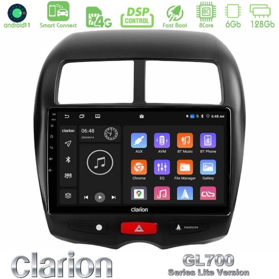 Clarion GL700 Lite Series 8Core Android ClarionOS 6+128GB Mitsubishi ASX Navigation Multimedia Tablet 10" Με Carplay & Android Auto Clarion GL700 Lite Series 8Core Android ClarionOS 6+128GB Mitsubishi ASX Navigation Multimedia Tablet 10" Με Carplay & Android Auto