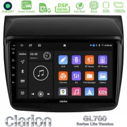 Clarion GL700 Lite Series 8Core Android ClarionOS 6+128GB Mitsubishi L200 Navigation Multimedia Tablet 9" Με Carplay & Android Auto