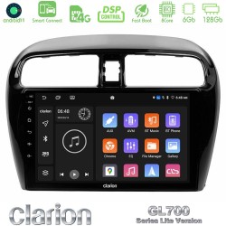 Clarion GL700 Lite Series 8Core Android ClarionOS 6+128GB Mitsubishi Space Star 2013-2016 Navigation Multimedia Tablet 9" Με Carplay & Android Auto