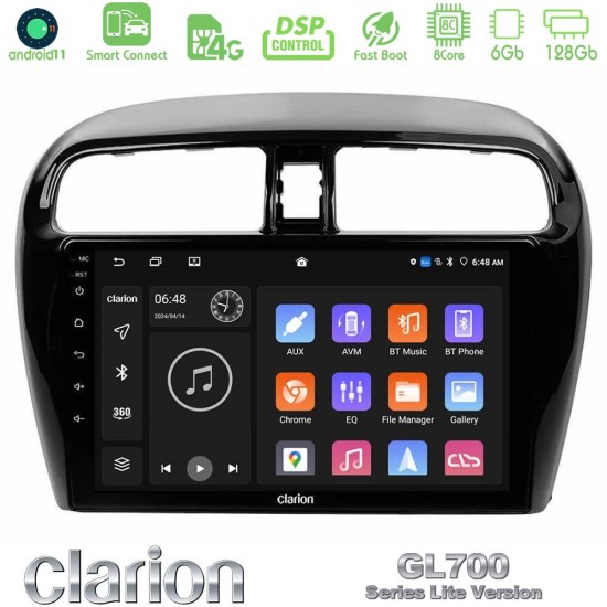 Clarion GL700 Lite Series 8Core Android ClarionOS 6+128GB Mitsubishi Space Star 2013-2016 Navigation Multimedia Tablet 9" Με Carplay & Android Auto Clarion GL700 Lite Series 8Core Android ClarionOS 6+128GB Mitsubishi Space Star 2013-2016 Navigation Multimedia Tablet 9" Με Carplay & Android Auto