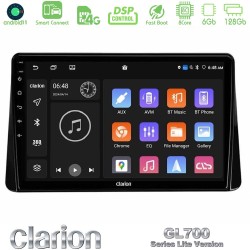Clarion GL700 Lite Series 8Core Android ClarionOS 6+128GB Mitsubishi Eclipse Cross 2018-2023 Navigation Multimedia Tablet 9" Με Carplay & Android Auto