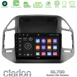 Clarion GL700 Lite Series 8Core Android ClarionOS 6+128GB Mitsubishi Pajero 2002-2006 Navigation Multimedia Tablet 9" Με Carplay & Android Auto