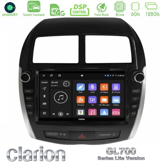 Clarion GL700 Lite Series 8Core Android ClarionOS 6+128GB Mitsubishi ASX 2013-2018 Navigation Multimedia Tablet 9" Με Carplay & Android Auto (Oem Look) Clarion GL700 Lite Series 8Core Android ClarionOS 6+128GB Mitsubishi ASX 2013-2018 Navigation Multimedia Tablet 9" Με Carplay & Android Auto (Oem Look)