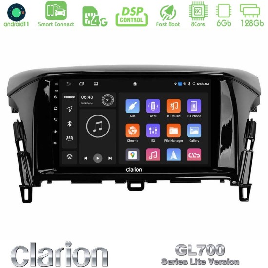 Clarion GL700 Lite Series 8Core Android ClarionOS 6+128GB Mitsubishi Eclipse Cross Navigation Multimedia Tablet 9" Με Carplay & Android Auto Clarion GL700 Lite Series 8Core Android ClarionOS 6+128GB Mitsubishi Eclipse Cross Navigation Multimedia Tablet 9" Με Carplay & Android Auto