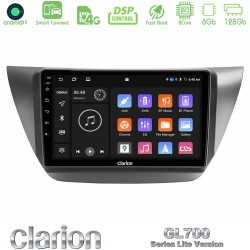 Clarion GL700 Lite Series 8Core Android ClarionOS 6+128GB Mitsubishi Lancer 2004 – 2008 Navigation Multimedia Tablet 9" Με Carplay & Android Auto