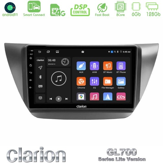 Clarion GL700 Lite Series 8Core Android ClarionOS 6+128GB Mitsubishi Lancer 2004 – 2008 Navigation Multimedia Tablet 9" Με Carplay & Android Auto Clarion GL700 Lite Series 8Core Android ClarionOS 6+128GB Mitsubishi Lancer 2004 – 2008 Navigation Multimedia Tablet 9" Με Carplay & Android Auto