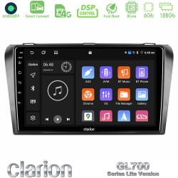 Clarion GL700 Lite Series 8Core Android ClarionOS 6+128GB Mazda 3 2004-2009 Navigation Multimedia Tablet 9" Με Carplay & Android Auto