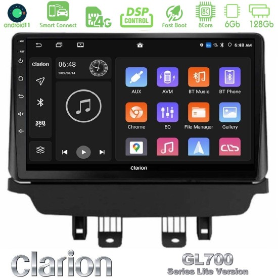 Clarion GL700 Lite Series 8Core Android ClarionOS 6+128GB Mazda 2 2014-2021 Navigation Multimedia Tablet 9" Με Carplay & Android Auto Clarion GL700 Lite Series 8Core Android ClarionOS 6+128GB Mazda 2 2014-2021 Navigation Multimedia Tablet 9" Με Carplay & Android Auto