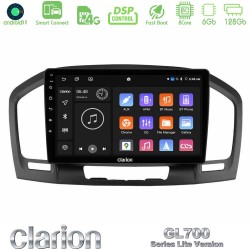 Clarion GL700 Lite Series 8Core Android ClarionOS 6+128GB Opel Insignia 2008-2013 Navigation Multimedia Tablet 9" Με Carplay & Android Auto