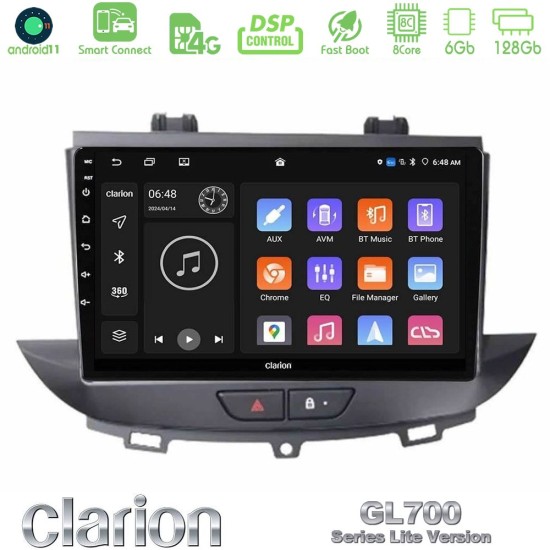 Clarion GL700 Lite Series 8Core Android ClarionOS 6+128GB Opel Grandland/Crossland X Navigation Multimedia Tablet 9" Με Carplay & Android Auto Clarion GL700 Lite Series 8Core Android ClarionOS 6+128GB Opel Grandland/Crossland X Navigation Multimedia Tablet 9" Με Carplay & Android Auto