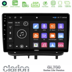 Clarion GL700 Lite Series 8Core Android ClarionOS 6+128GB Opel Corsa D 2006-2014 Navigation Multimedia Tablet 9" Με Carplay & Android Auto (Top Mount)