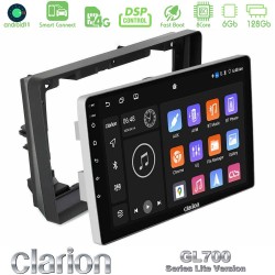 Clarion GL700 Lite Series 8Core Android ClarionOS 6+128GB Peugeot 308 2013-2020 Navigation Multimedia Tablet 9" Με Carplay & Android Auto