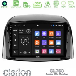 Clarion GL700 Lite Series 8Core Android ClarionOS 6+128GB Renault Koleos 2007-2015 Navigation Multimedia Tablet 9" Με Carplay & Android Auto
