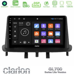 Clarion GL700 Lite Series 8Core Android ClarionOS 6+128GB Renault Megane 3 2009-2015 Navigation Multimedia Tablet 9" Με Carplay & Android Auto