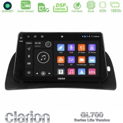 Clarion GL700 Lite Series 8Core Android ClarionOS 6+128GB Renault Kangoo 2013-2018/Nissan NV250 2019 - 2022 Navigation Multimedia Tablet 9" Με Carplay & Android Auto