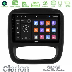 Clarion GL700 Lite Series 8Core Android ClarionOS 6+128GB Renault/Nissan/Opel/Fiat Navigation Multimedia Tablet 9" Με Carplay & Android Auto