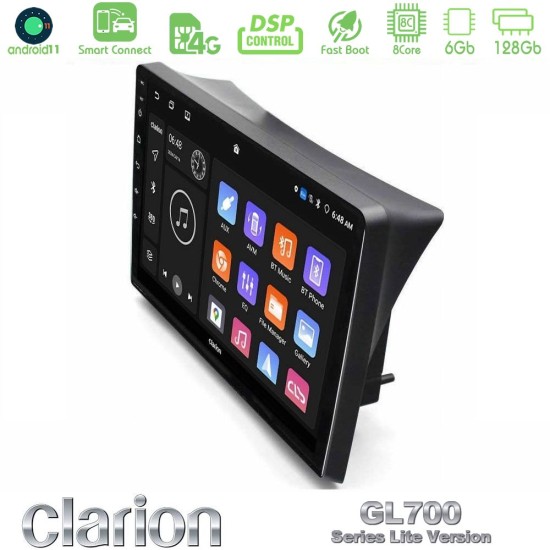 Clarion GL700 Lite Series 8Core Android ClarionOS 6+128GB Opel Vivaro/Renault Trafic/Nissan Primastar Navigation Multimedia Tablet 10" Με Carplay & Android Auto Clarion GL700 Lite Series 8Core Android ClarionOS 6+128GB Opel Vivaro/Renault Trafic/Nissan Primastar Navigation Multimedia Tablet 10" Με Carplay & Android Auto