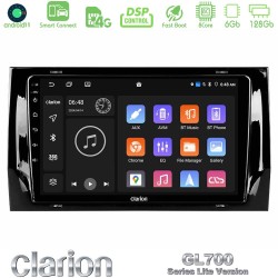 Clarion GL700 Lite Series 8Core Android ClarionOS 6+128GB Skoda Kodiaq/Karoq 2017-> Navigation Multimedia Tablet 10" Με Carplay & Android Auto
