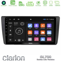 Clarion GL700 Lite Series Skoda Octavia 2004-2012 8Core Android ClarionOS 6+128GB Navigation Multimedia Tablet 9" Με Carplay & Android Auto