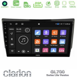 Clarion GL700 Lite Series 8Core Android ClarionOS 6+128GB Ssangyong Rexton 2002-2006 Navigation Multimedia Tablet 9" Με Carplay & Android Auto