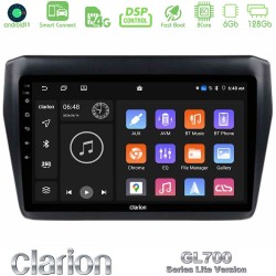 Clarion GL700 Lite Series 8Core Android ClarionOS 6+128GB Suzuki Swift 2017-2023 Navigation Multimedia Tablet 9" Με Carplay & Android Auto Clarion GL700 Lite Series 8Core Android ClarionOS 6+128GB Suzuki Swift 2017-2023 Navigation Multimedia Tablet 9" Με Carplay & Android Auto