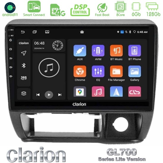 Clarion GL700 Lite Series 8Core Android ClarionOS 6+128GB Suzuki Jimny 1998-2005 Navigation Multimedia Tablet 9" Με Carplay & Android Auto Clarion GL700 Lite Series 8Core Android ClarionOS 6+128GB Suzuki Jimny 1998-2005 Navigation Multimedia Tablet 9" Με Carplay & Android Auto