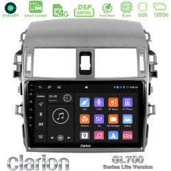 Clarion GL700 Lite Series 8Core Android ClarionOS 6+128GB Toyota Corolla 2008-2010 Navigation Multimedia Tablet 9" Με Carplay & Android Auto Clarion GL700 Lite Series 8Core Android ClarionOS 6+128GB Toyota Corolla 2008-2010 Navigation Multimedia Tablet 9" Με Carplay & Android Auto